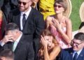 Travis Kelce, Taylor Swift step out as newlyweds to attend Giants receiver’s wedding