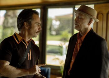 Sam Rockwell and John Malkovich in ‘Wild Horse Nine.’Credit: Searchlight Pictures/Diego Araya Corvalán