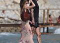 Victoria Beckham traded a Herm&egrave;s Birkin for a woven beach bag from Loro Piana on vacation in Ibiza