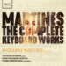 Album cover for Martines: The Complete Keyboard Works featuring text, a partial portrait of a woman, and credits for Marianna Martines, Idith Meshulam Korman, and the Oxford Philharmonic Orchestra.