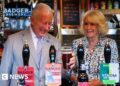 Watch: 'Good day to drown a few sorrows,' says King as he pours pint