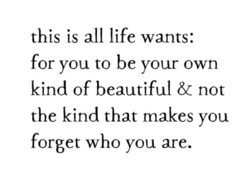 Black and white quote