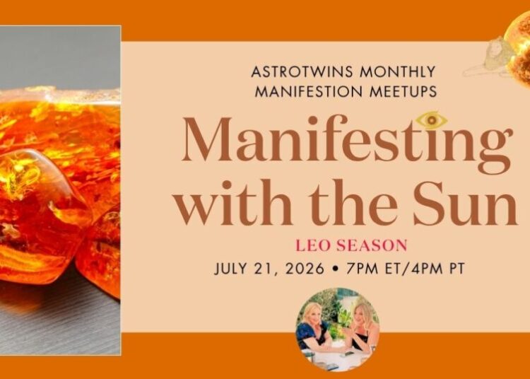 manifesting with the sun event with the astrotwins