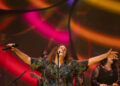 Weird Al Yankovic performs on the Which Stage on the third day of the Bonnaroo Music and Arts Festival at The Farm in Manchester, Tenn., Sunday, June 14, 2026. Yankovic began his set after midnight.