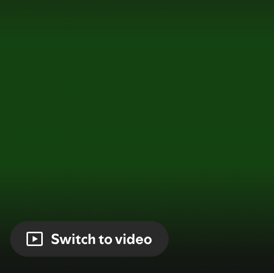 The color change on "I Knew It, I Knew You" on Spotify.