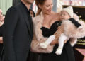 Adam Levine and Behati Prinsloo with daughter Dusty Rose