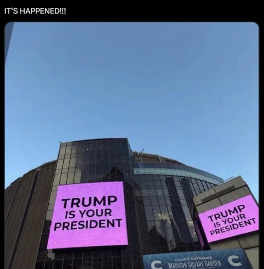 White House spoofs Taylor Swift and Travis Kelce MSG marriage announcement: ‘Trump is your president’