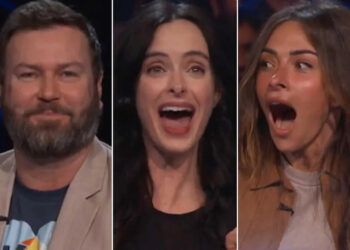 Taran Killam; Krysten Ritter; Sarah ShahiCredit: ABC