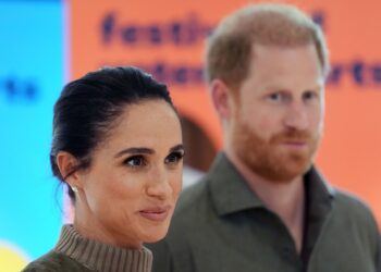 ’Reading between the lines, there seems to have been an agreement, whether between the Palace and the Sussexes, or Harry and Meghan themselves, that she will keep a low profile’