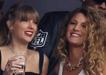 Taylor Swift & Blake Lively at Super Bowl 2024