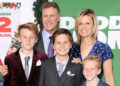 Magnus Paulin Ferrell, Will Ferrell, Mattias Paulin Ferrell, Viveca Paulin Ferrell, and Axel Paulin Ferrell in Los Angeles on Nov. 5, 2017Credit: Jason LaVeris/FilmMagic