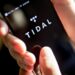 Tidal App on an iPhone