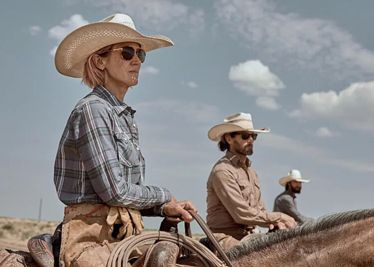 Jen Landon and Ian Bohen in 'Yellowstone' season 5Credit: Paramount