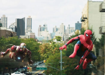 Iron Man and Spider-Man in 'Spider-Man: Homecoming'Credit: Columbia Pictures