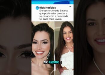E o cantor Amado Batista, que pode estar prestes a se casar com a namorada 50 anos mais jovem