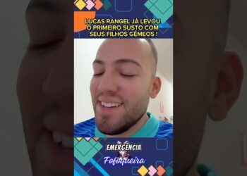 LUCAS RANGEL JÁ LEVOU O PRIMEIRO SUSTO COM SEUS FILHOS GÊMEOS! #celebridades #famosos #noticias