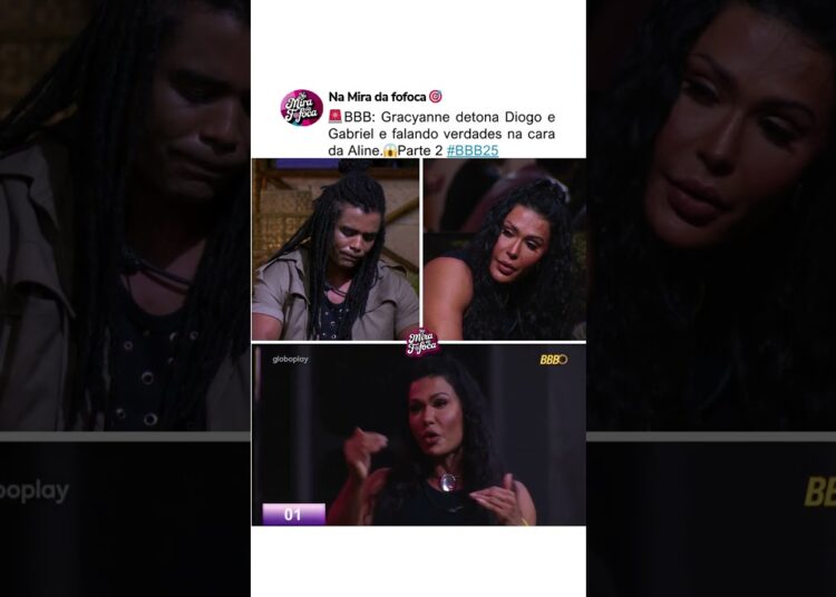 PARTE 2🚨😱GRACYANNE FALA VERDADES PARA DIOGO#bbb #gracyanne #bbb25 #shorts #sincerão