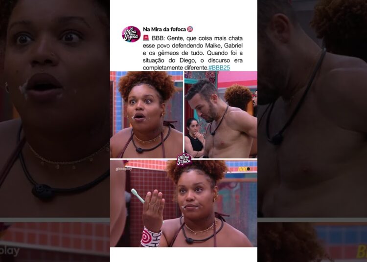 ELAS DEFENDERIAM O DIEGO ASSIM?👀🤔#bbb25 #fofoca #shorts #bbb
