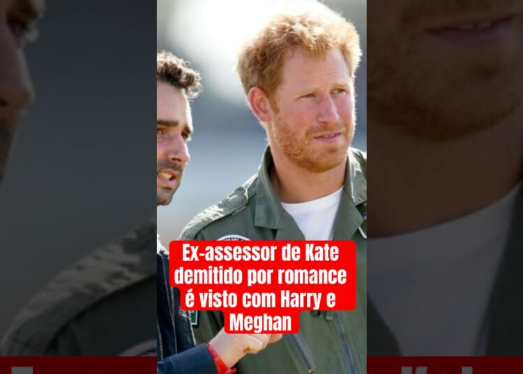 Ex-assessor de #katemiddleton demitido por romance é visto com #harry e #meghanmarkle #realeza