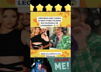 Virginia não sabia que não podia gravar conteúdo na casa do sogro Leonardo #fofoca #noticias#famosos