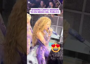 Shakira CANTA la Session 53 con BZRP en su CONCIERTO en BRASIL