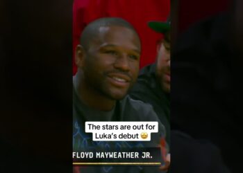 The stars are out to see Luka’s Lakers debut 🤩
