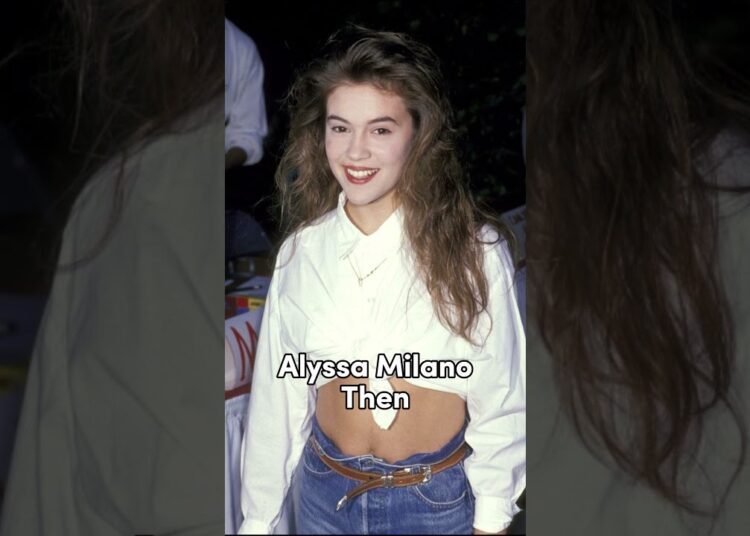 Alyssa Milano Before And After The Years || #celebrity #beforeandafter #model