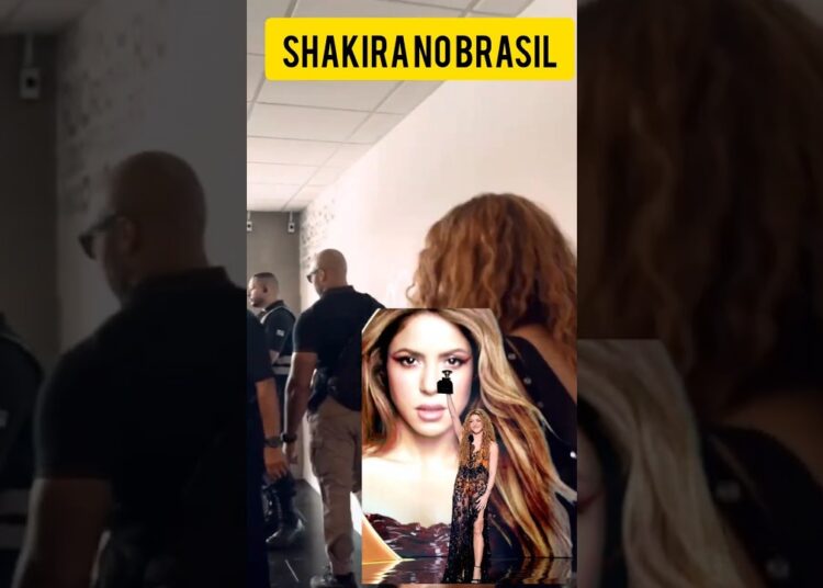 SHAKIRA NO BRASIL #shorts  #shakira #showbiz
