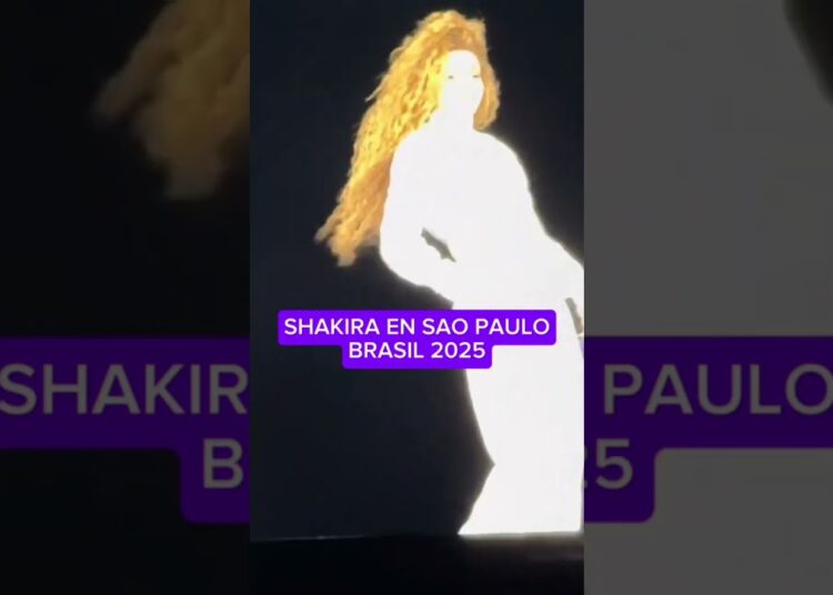¡DESCUBRE! Shakira en SAO PAULO BRASIL 2025