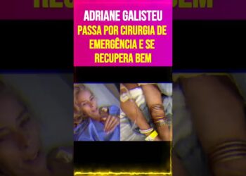 Adriane Galisteu passa por cirurgia de emergência e se recupera bem