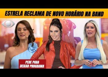 💣Bomba: Estrela máxima da emissora reclama de novo horário na Band e pede para deixar programa