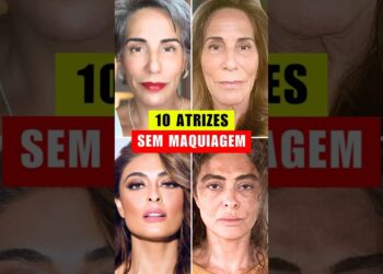 Veja As Atrizes Famosas SEM MAQUIAGEM! 😱 O Antes e Depois Vai Te Surpreender! #antesedepois #novela