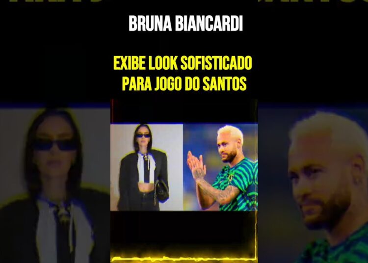 Bruna Biancardi Exibe Look Sofisticado para Jogo do Santos