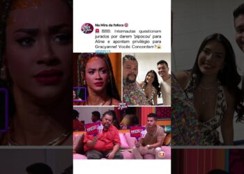 ALINE INJUSTIÇADA?👀GRACYANNE FOI PRIVILEGIADA?🚨😱 #fofoca #bbb #bbb25 #sincerão