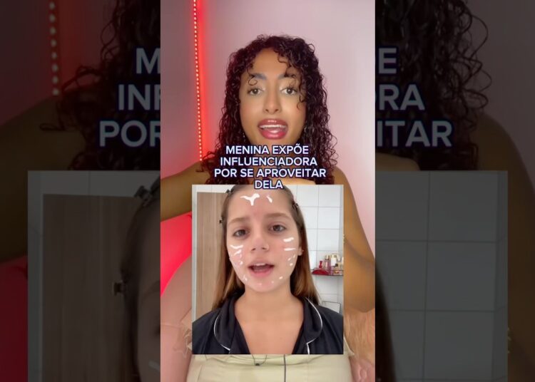 MENINA EXPÕE INFLUENCIADORA POR SE APROVEITAR DELA… #shorts #noticiaspopulares #noticias #fofocas
