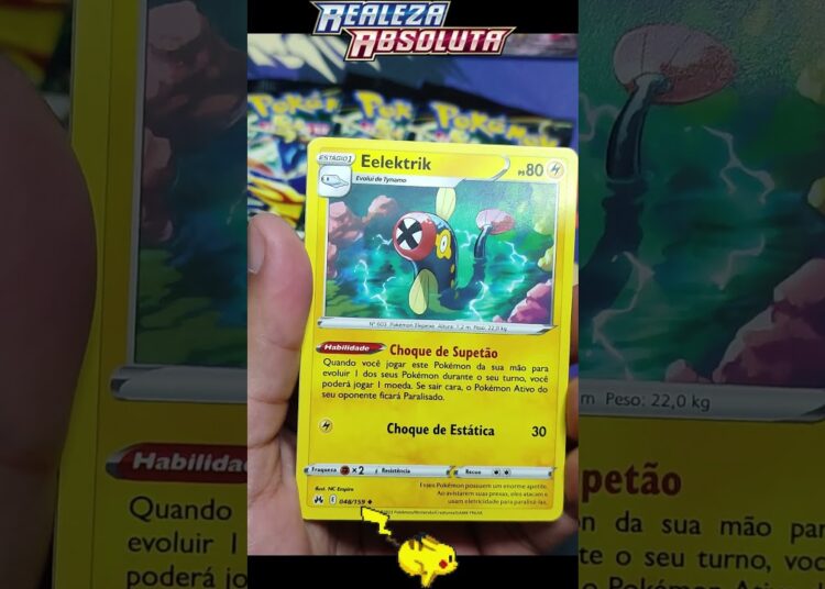 Pokémon Cards – Booster coleção Realeza Absoluta 430 (Código para vocês)