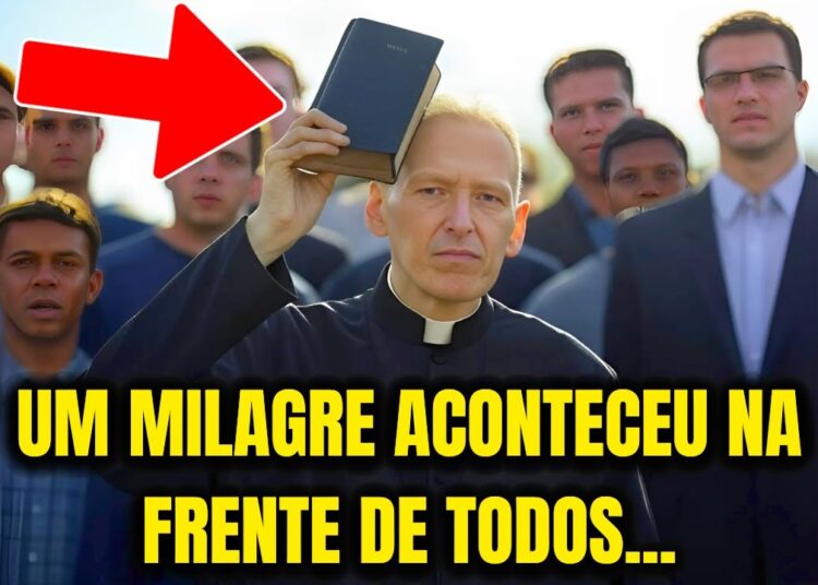 ATEUS HUMILHAM PADRE MARCELO ROSSI, MAS ELE ERGUE A BÍBLIA E UM MILAGRE ACONTECE…