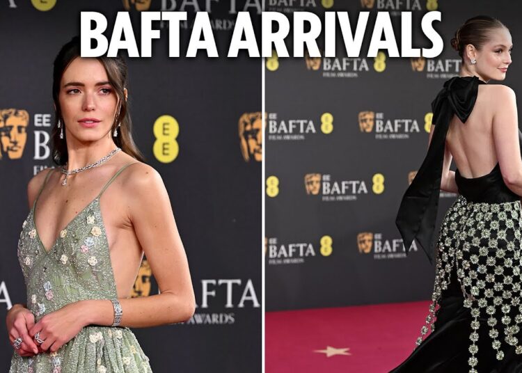 LIVE: BAFTA red carpet celebrity arrivals