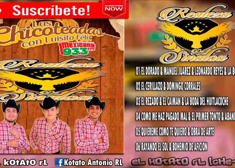 Realeza De Sinaloa – En Vivo En Las Chicoteadas (2017) DISCO COMPLETO