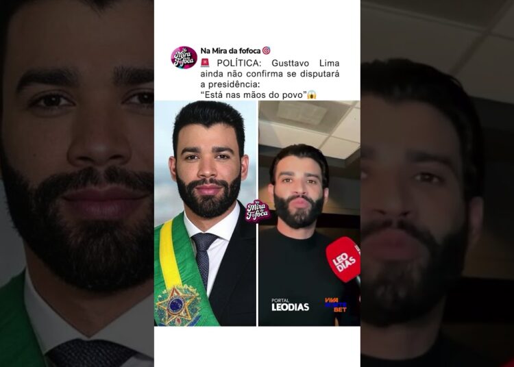GUSTAVO LIMA PRESIDENTE DO BRASIL?🚨😱#gustavolima #politica #famosos