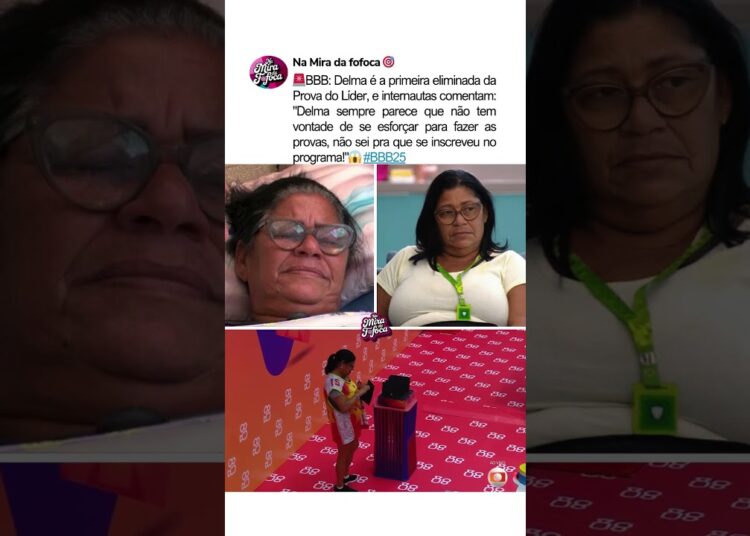 GENTE?😱DELMA SE ELIMINA DA PROVA DE PROPOSITO?👀#bbb #bbb25 #shorts