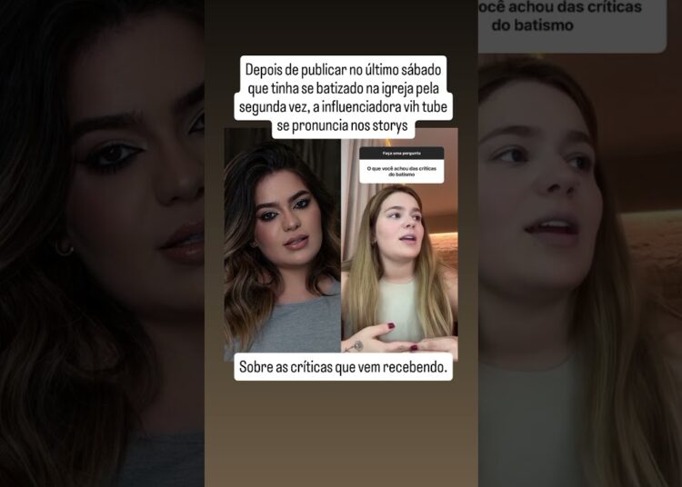 Pronunciamento da vih tube #fofocas #vihtube #batismo #pronuciamento