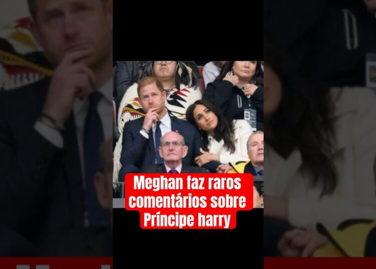 #meghanmarkle faz raros comentários sobre #príncipeharry na abertura do #invictusgames #realeza