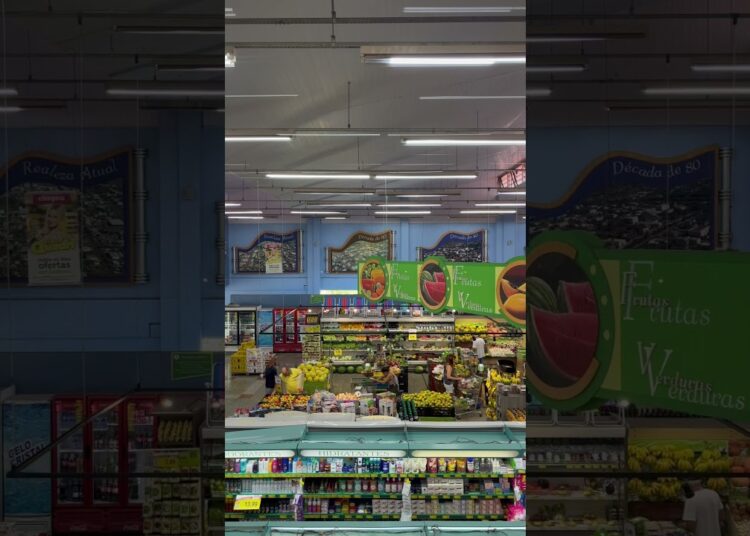 A rotina no Super Mercado em Realeza Paraná
