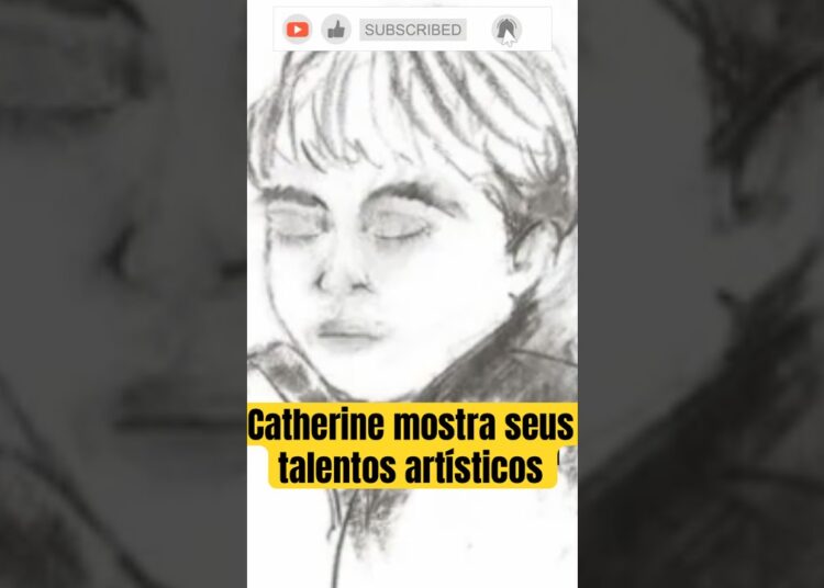 #katemiddleton e as crianças mostram habilidades de desenho ao compartilhar retratos #realeza