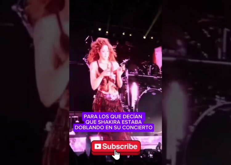SHAKIRA ¡IMPRESIONANTE! No usó doblaje en su concierto en Brasil 2025