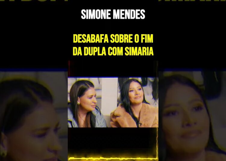 Simone Mendes desabafa sobre o fim da dupla com Simaria