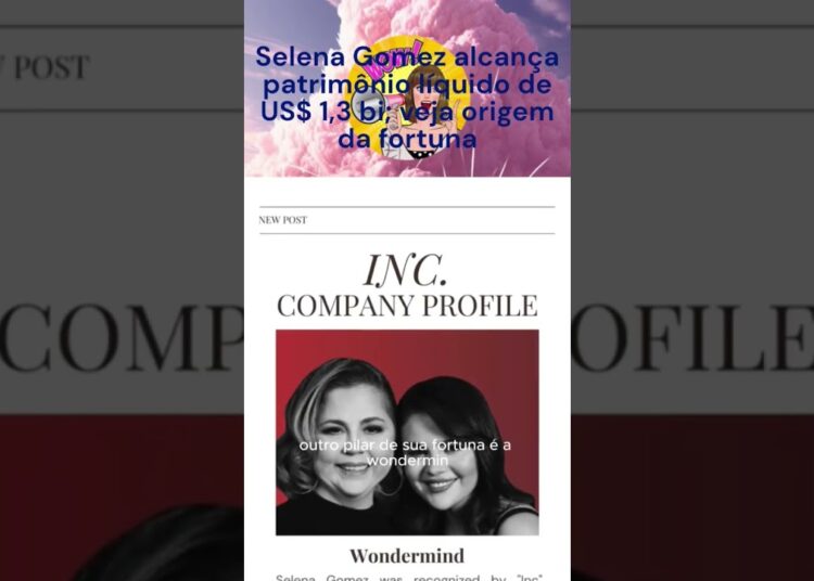 Como Selena Gomes se tornou bilionária#noticias #fofoca #shorts #famosos #youtubeshorts #fofocas