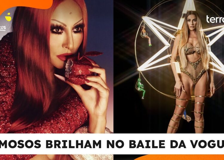 Famosos entregam glamour e criatividade em looks no Baile da Vogue