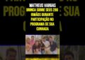 Matheus Vargas Brinca Sobre Seus 286 Irmãos Durante Participação no Programa de Sua Cunhada